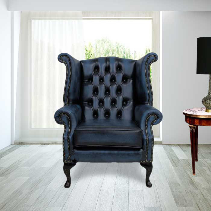 Williston Samatha 88Cm Wide Tufted Genuine Leather Wingback Chair Wayfair.co.uk